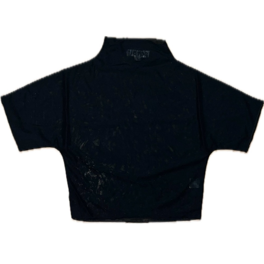 Elegant Black Crop Top